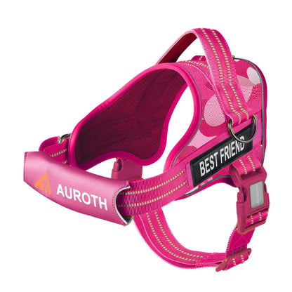 【#Summersale】No Pull Dog Harness Straps, Safety Harnesses for Dogs – Soft Padded Service Vest, Reflective, Adjustable, Easy on & off – Ideal for Walking & Training, Fits Small, Medium & Large Dogs