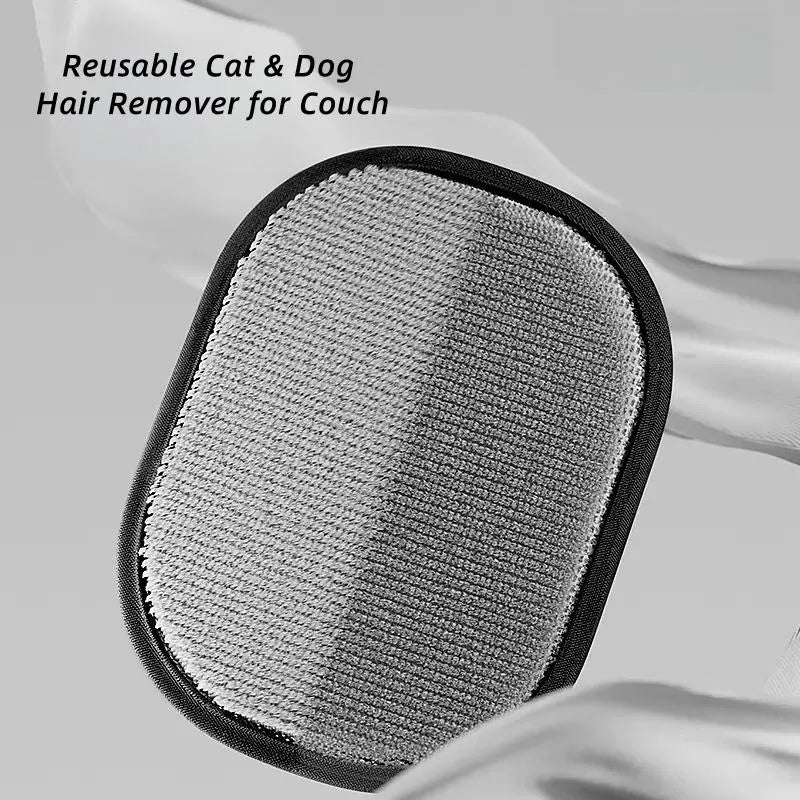 Electrostatic Pet Hair Removal Gloves - Reusable and Washable Mitt for Efficient Cleaning of Furniture, Carpets, Car Seats, and Bedding