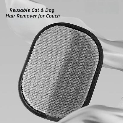 Electrostatic Pet Hair Removal Gloves - Reusable and Washable Mitt for Efficient Cleaning of Furniture, Carpets, Car Seats, and Bedding
